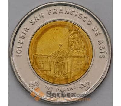 Монета Панама 1 бальбоа 2019 UNC Церковь Сан-Франциско де Асис арт. 37563