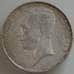 Монета Бельгия 1 франк 1913 КМ72 VF Серебро арт. 14521