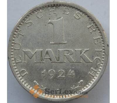 Монета Германия 1 марка 1924 А КМ42 XF Серебро (J05.19) арт. 14790