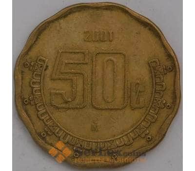 Монета Мексика 50 сентаво 2001 КМ549 VF арт. 39099