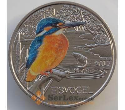 Монета Австрия 3 евро 2017 Зимородок BUNC серия Животные арт. 11316