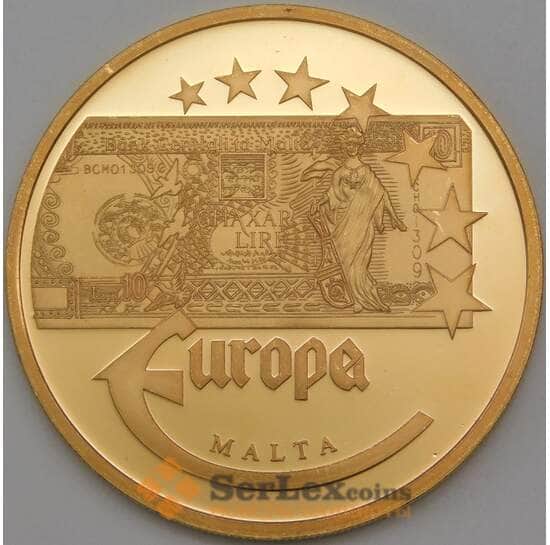 Европа Мальта жетон 2003 Лира - Евро арт. 26362