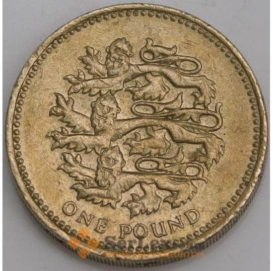 Великобритания монета 1 фунт 2002 КМ1030 XF арт. 38708