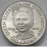 Мэн остров 1 крона 1980 КМ68 Proof 80 лет Королеве-матери (J05.19) арт. 15660