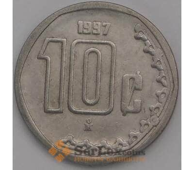 Монета Мексика 10 сентаво 1997 КМ547 XF арт. 39103
