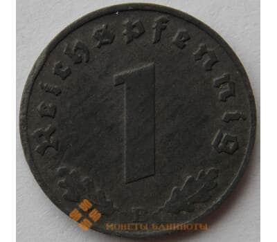 Монета Германия 1 пфенниг (рейхспфенниг) 1944 B КМ97 XF (J05.19) арт. 15017