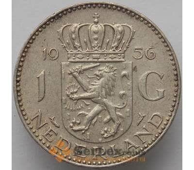 Монета Нидерланды 1 гульден 1956 КМ184 XF Серебро (J05.19) арт. 17424