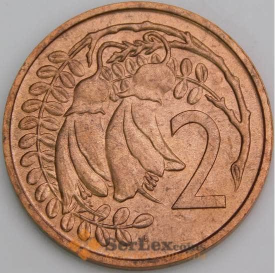 Новая Зеландия 2 цента 1971 КМ32 UNC арт. 46570