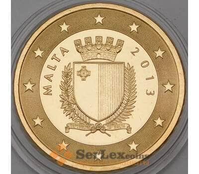 Монета Мальта 50 центов 2013 BU из набора арт. 28797