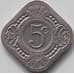 Монета Нидерланды 5 центов 1913-1940 КМ153 AU арт. 11412