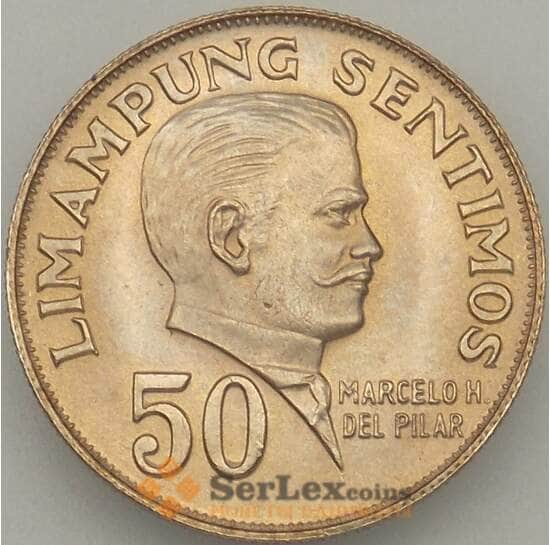 Филиппины 50 сантимов 1972 КМ200 UNC (J05.19) арт. 18140