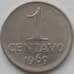 Монета Бразилия 1 сентаво 1969 КМ575.2 aUNC (J05.19) арт. 17606