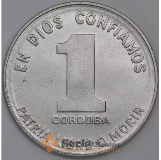 Никарагуа монета 1 кордоба 1984 aUNC арт. 44800