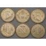 Венгрия Набор 5 форинтов *6 шт 2021 UNC 75 лет форинту арт. 30117