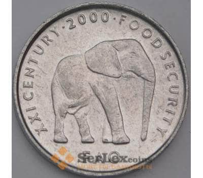 Сомали монета 5 шиллингов 2000 КМ45 аUNC ФАО арт. 44625