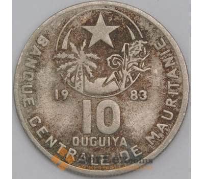 Мавритания монета 10 угий 1983 КМ4 VF арт. 44741