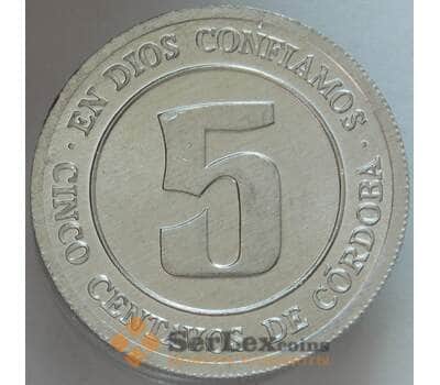 Монета Никарагуа 5 сентаво 1974 КМ27 UNC ФАО (J05.19) арт. 16608