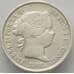 Монета Испания 40 сентимо 1866 КМ628 XF Серебро Изабелла II (J05.19) арт. 15166