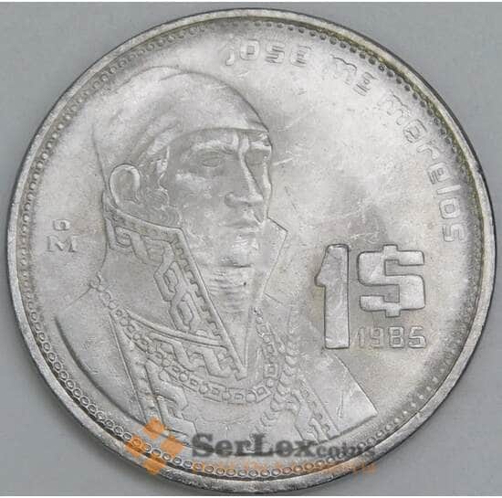Мексика 1 песо 1985 КМ496 UNC арт. 56365