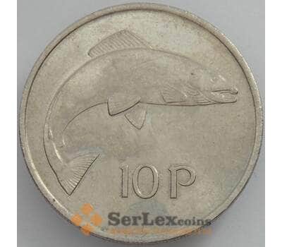 Монета Ирландия 10 пенсов 1969 КМ23 XF арт. 16577