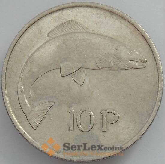 Ирландия 10 пенсов 1969 КМ23 XF арт. 16577