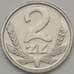 Монета Польша 2 злотых 1990 Y80.3 UNC арт. 18700