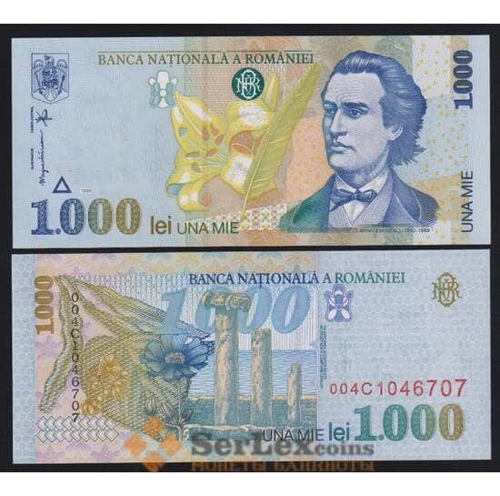Румыния 1000 лей 1998 Р106(1) UNC арт. 53878