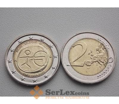 Монета Бельгия 2 евро 10 лет 2009 UEM арт. С00029