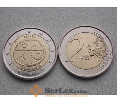 Монета Испания 2 евро 2009 10 лет UEM арт. С00043