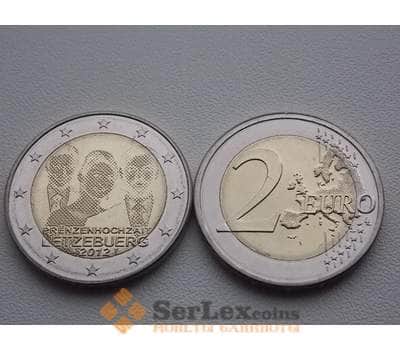 Монета Люксембург 2 евро 2012 Свадьба Гийома UNC арт. С00060