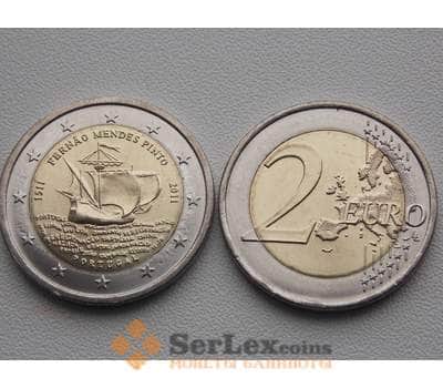 Монета Португалия 2 евро 2011 Корабль Пинто арт. С00069