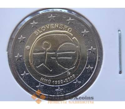 Монета Словакия 2 евро 2009 10 лет евро арт. С00073
