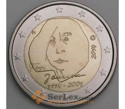 Монета Финляндия 2 евро 2014 Туве Янссон арт. С00709
