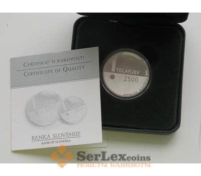 Монета Словения 2500 толаров 2003 Год Инвалидов Ag арт. С007081