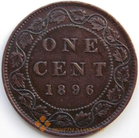 Канада 1 цент 1896 КМ7 XF арт. С04534