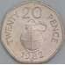 Гернси 20 пенсов 1982 КМ38 XF арт. 56670