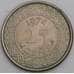 Суринам монета 25 центов 1974 КМ14 XF арт. 46310