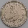 Гибралтар 5 пенсов 1991 КМ22.2 aUNC арт. 40153