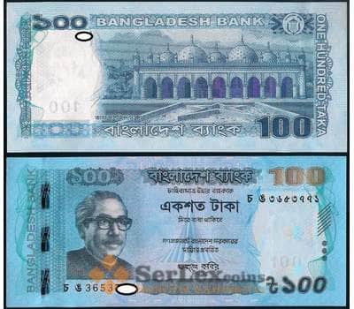 Банкнота Бангладеш 100 така 2019 Р57 UNC арт. 31032