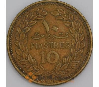 Ливан монета 10 пиастров 1969 КМ26 VF арт. 45601