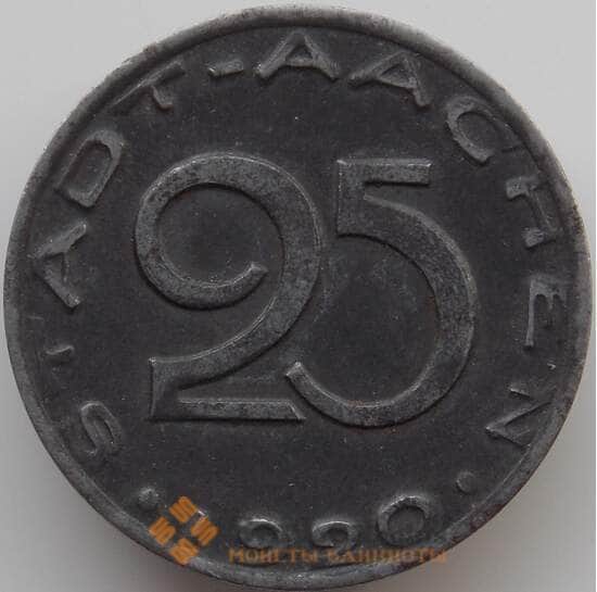 Германия Нотгельд 25 пфеннингов 1920 XF Аахен арт. 11535