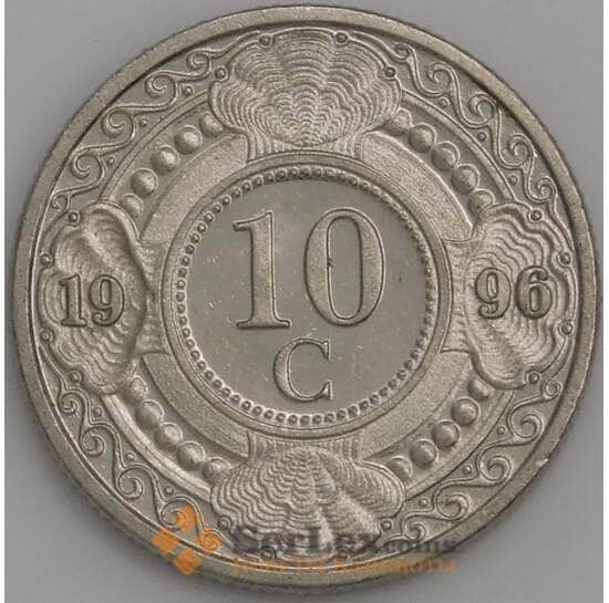 Нидерландские Антиллы 10 центов 1996 КМ34 UNC арт. 47595