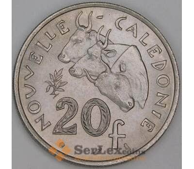 Новая Каледония 20 франков 1967 КМ6 UNC арт. 54830