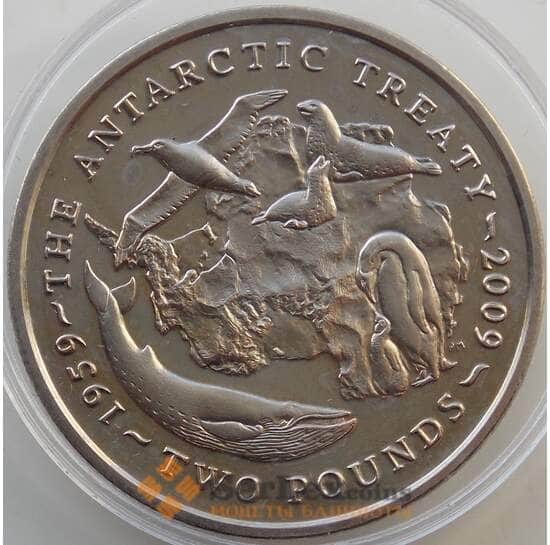 Британские Антарктические Территории 2 фунта 2009 BU  арт. 13842