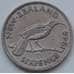 Монета Новая Зеландия 6 пенсов 1948-1952 КМ16 VF арт. 6682