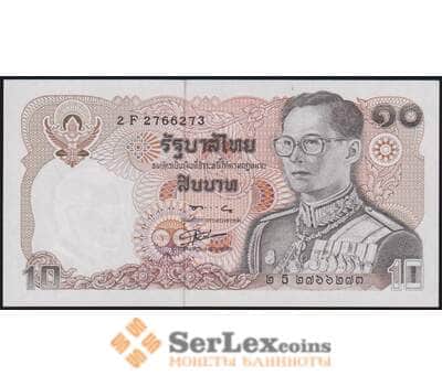 Таиланд банкнота 10 бат 1980 КМ87(5) UNC арт. 48514