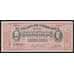 Мексика 20 песо 1915 РS536b UNC черная печать штат Чихуахуа арт. 53218