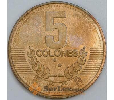 Коста-Рика 5 колонов 1995 КМ227 aUNC арт. 57245