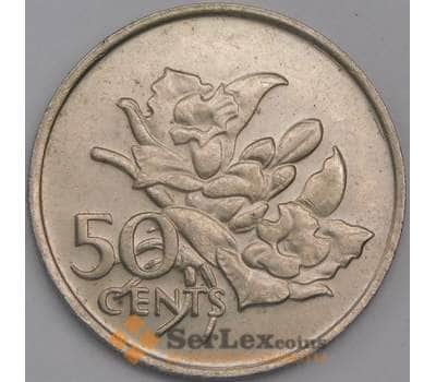 Сейшельские острова монета 50 центов 1977 КМ34 aUNC  арт. 42154