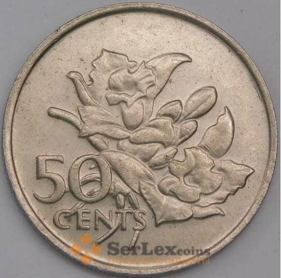 Сейшельские острова монета 50 центов 1977 КМ34 aUNC  арт. 42154